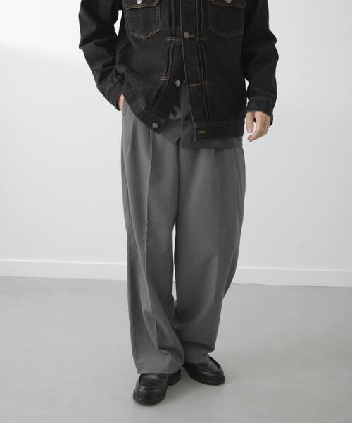 ITEMS URBANRESEARCH（アイテムズ アーバンリサーチ）の「ミニマルチェック クラシック トラウザー（その他パンツ・メンズ・グレー/ブラウン/ブラック・MEDIUM/LARGE）」の14枚目の写真