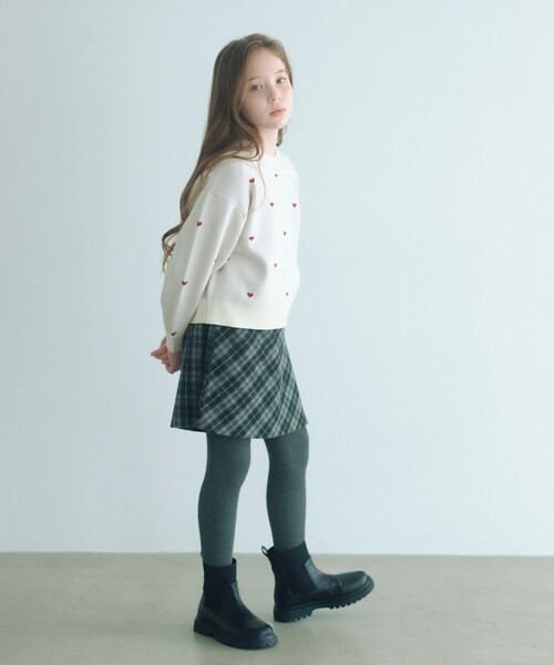 green label relaxing(グリーンレーベルリラクシング)の「ストレッチ リブ ショートブーツ / キッズ 17cm-23cm(ブーツ・キッズ・ブラック/ダークグレー・22cm/23cm/18cm/21cm/20cm/19cm/17cm)」の8枚目の写真