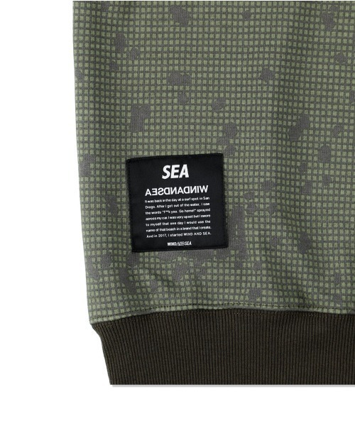 WIND AND SEA(ウィンダンシー)の「S_E_A DN-CAMO CREW NECK(スウェット・メンズ・オリーブ・L/XL)」の3枚目の写真