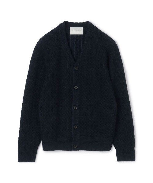 TOMORROWLAND tricot アルパカポリエステルケーブル Vネック