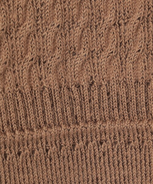 TOMORROWLAND （トゥモローランド）の「TOMORROWLAND tricot アルパカポリエステルケーブル Vネックカーディガン（カーディガン/ボレロ・メンズ・ネイビー/オフホワイト/キャメル・S/M/L）」の13枚目の写真