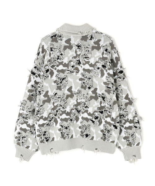 DANKE SCHON（ダンケシェーン）の「DankeSchon/ダンケシェーン/CAMO KNIT DRIVERS（カーディガン/ボレロ・レディース・モスグリーン/グレー・M/L）」の13枚目の写真