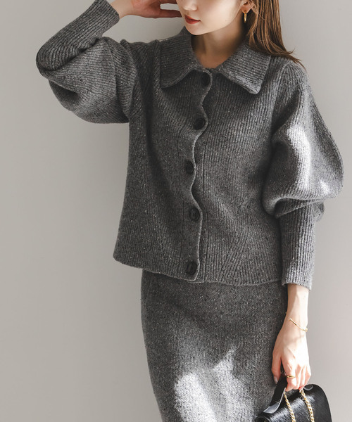 セール】《NOBLE別注》Venit/ヴェニット ネップツイードパフスリーブ