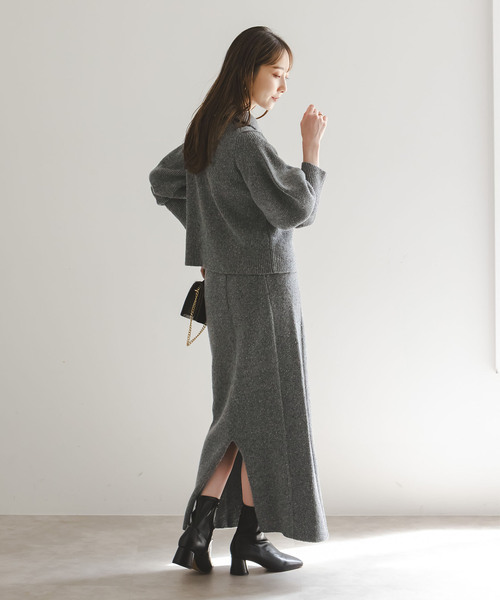 セール】《NOBLE別注》Venit/ヴェニット ネップツイードパフスリーブ