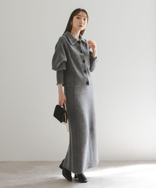 セール】《NOBLE別注》Venit/ヴェニット ネップツイードパフスリーブ