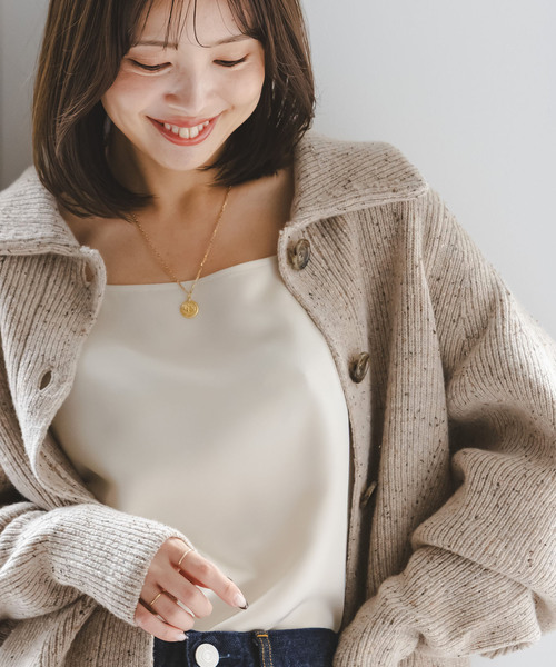 セール】《NOBLE別注》Venit/ヴェニット ネップツイードパフスリーブ