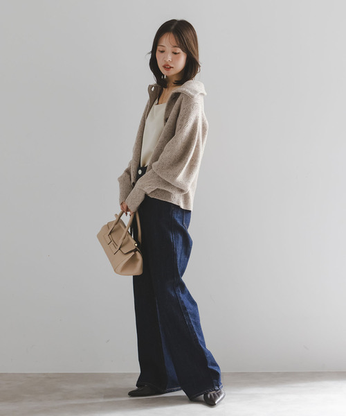 セール】《NOBLE別注》Venit/ヴェニット ネップツイードパフスリーブ