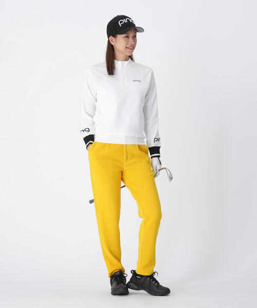 PING(ピン)の「【PING APPAREL】全方向ストレッチ ニットコーデュロイテーパードパンツ <LADIES LINE> (LADIES)(その他パンツ・レディース・グレー/ホワイト/ネイビー/イエロー・S/M/L/XS/LL)」の9枚目の写真