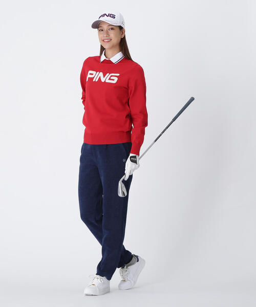 PING(ピン)の「【PING APPAREL】全方向ストレッチ ニットコーデュロイテーパードパンツ <LADIES LINE> (LADIES)(その他パンツ・レディース・グレー/ホワイト/ネイビー/イエロー・S/M/L/XS/LL)」の22枚目の写真