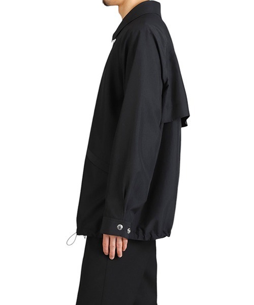 Mackintosh（マッキントッシュ）の「MACKINTOSH / マッキントッシュ：PACKABLE CARRON：G251HI1084JKTP[MUS]（その他アウター・メンズ・ブラック・38）」の4枚目の写真