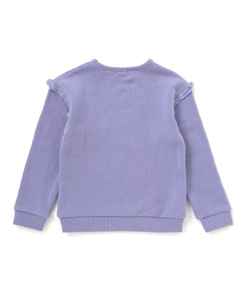 BeBe（ベベ）の「マシュマロウラケおでかけ肩フリンジトレーナー（スウェット・キッズ・イエロー/ブルー・130cm/120cm/100cm/110cm/140cm/150cm）」の9枚目の写真