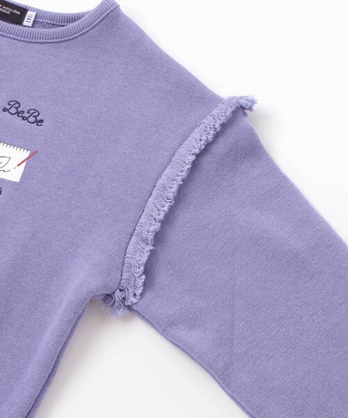 BeBe（ベベ）の「マシュマロウラケおでかけ肩フリンジトレーナー（スウェット・キッズ・イエロー/ブルー・130cm/120cm/100cm/110cm/140cm/150cm）」の13枚目の写真