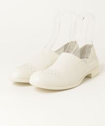【KS】【TRAVEL SHOES by chausser/トラベルシューズバイショセ】メダリオン レザー パンプス