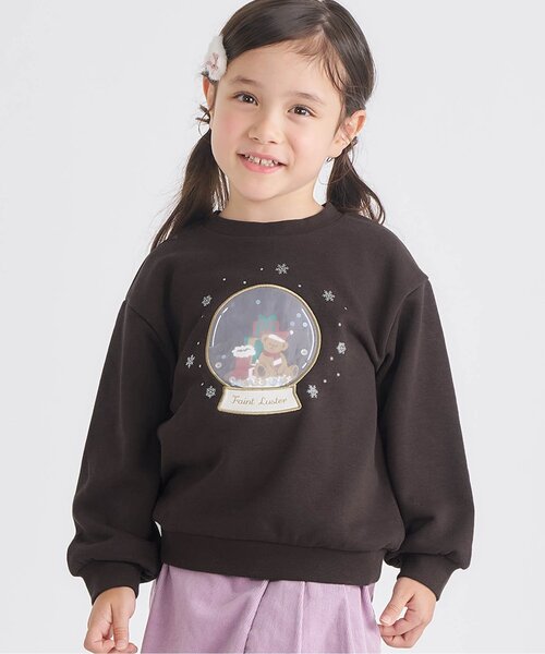 apres les cours(アプレレクール)の「5柄バラエティモチーフトレーナー_ジュニア対応(スウェット・キッズ・ブラウン/エンジ/ミント/ラベンダー/アイボリー・80/90/100/110/120/130/140)」の3枚目の写真