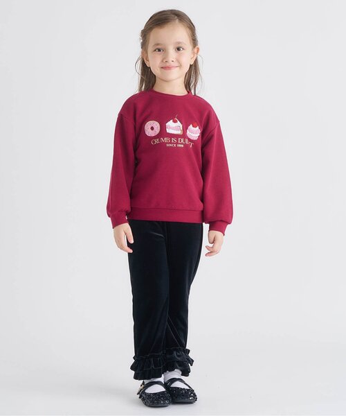 apres les cours(アプレレクール)の「5柄バラエティモチーフトレーナー_ジュニア対応(スウェット・キッズ・ブラウン/エンジ/ミント/ラベンダー/アイボリー・80/90/100/110/120/130/140)」の8枚目の写真