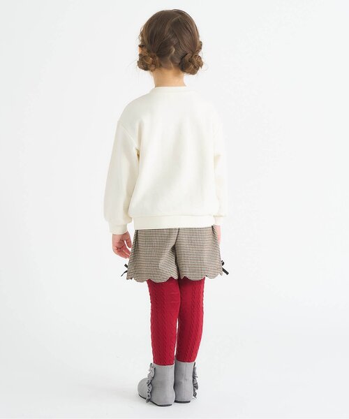 apres les cours(アプレレクール)の「5柄バラエティモチーフトレーナー_ジュニア対応(スウェット・キッズ・ブラウン/エンジ/ミント/ラベンダー/アイボリー・80/90/100/110/120/130/140)」の12枚目の写真