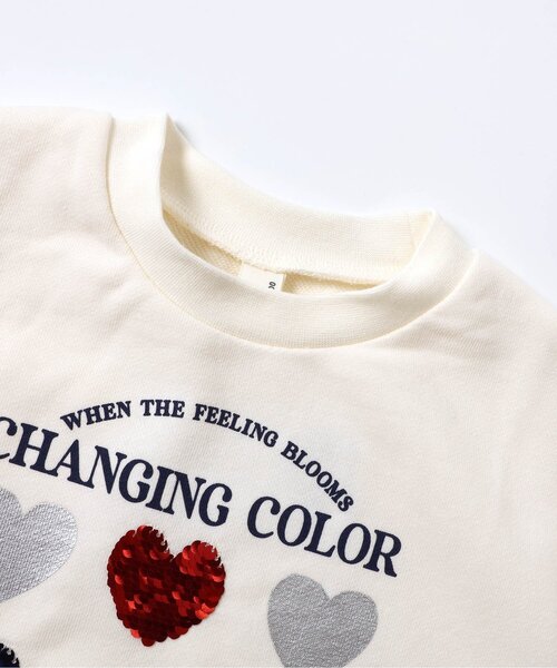 apres les cours(アプレレクール)の「5柄バラエティモチーフトレーナー_ジュニア対応(スウェット・キッズ・ブラウン/エンジ/ミント/ラベンダー/アイボリー・80/90/100/110/120/130/140)」の22枚目の写真