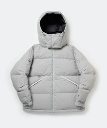 メンズのダウンジャケット/コート（シルバー/銀色系・ナイロン