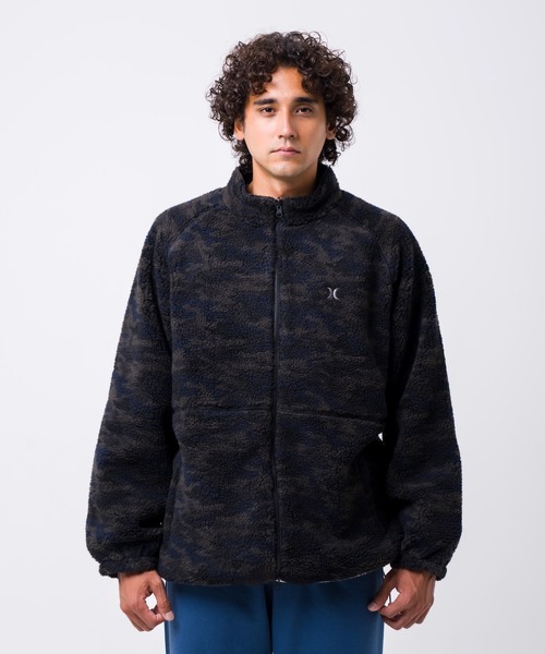 Hurley:ハーレー】ボアフリースリバーシブルジャケット オーバーサイズ