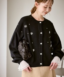 ROPE' PICNIC | ビジューニットカーディガン(カーディガン/ボレロ)