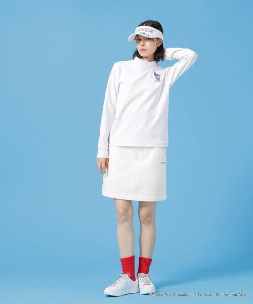 Jack Bunny!!(ジャックバニー)の「【Jack Bunny!!】【ドラえもん】2WAYストレッチツイルスカート(スカート・レディース・ネイビー/ベージュ/ホワイト・MEDIUM/SMALL/LARGE)」の5枚目の写真