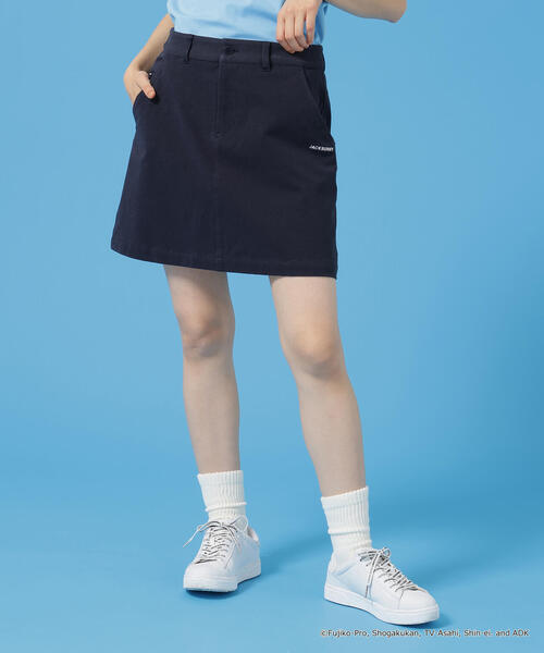 Jack Bunny!!(ジャックバニー)の「【Jack Bunny!!】【ドラえもん】2WAYストレッチツイルスカート(スカート・レディース・ネイビー/ベージュ/ホワイト・MEDIUM/SMALL/LARGE)」の3枚目の写真