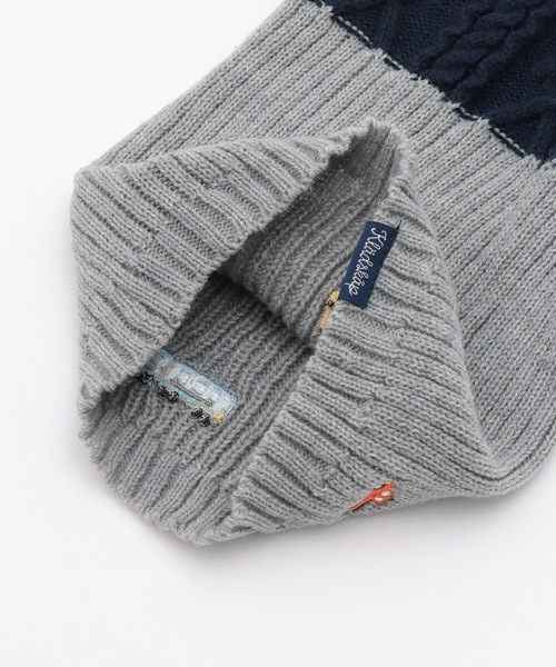 kladskap（クレードスコープ）の「働く車2WAYニット帽（ニットキャップ/ビーニー・キッズ・グレー/ネイビー・F）」の10枚目の写真