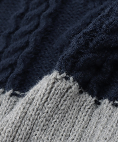 kladskap（クレードスコープ）の「働く車2WAYニット帽（ニットキャップ/ビーニー・キッズ・グレー/ネイビー・F）」の11枚目の写真