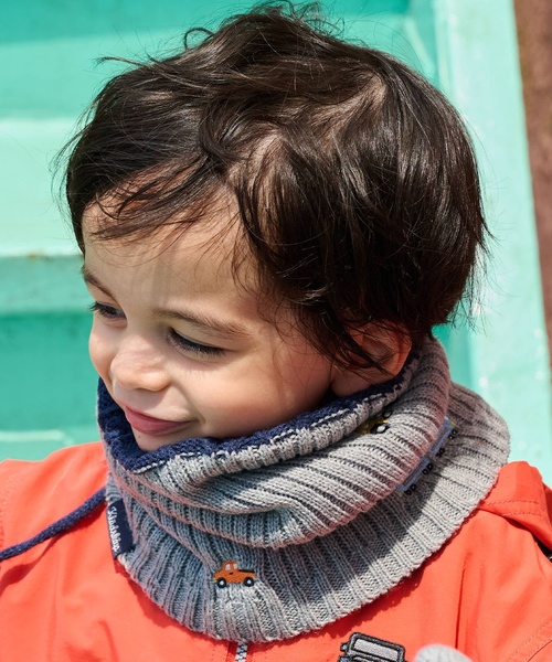 kladskap（クレードスコープ）の「働く車2WAYニット帽（ニットキャップ/ビーニー・キッズ・グレー/ネイビー・F）」の17枚目の写真