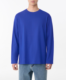 ベーシック長袖Tシャツ[ブルー]