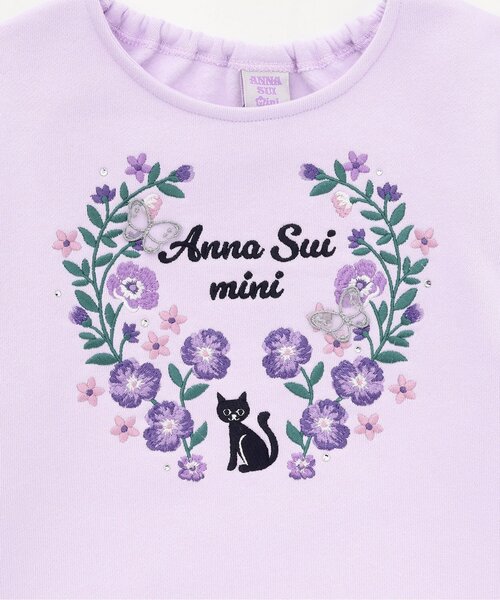 新品☆アナスイミニ☆スポーツサンダル☆ブラック☆ネコ22センチ 子