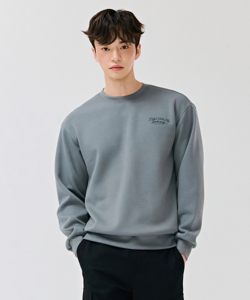 CHASECULT(チェイスカルト)の「男性背面グラフィックスウェットシャツ-グレー(スウェット・メンズ・チャコールグレー・100/95/105)」の3枚目の写真