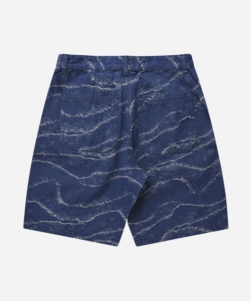 FRIZMWORKS(フリズムワークス)の「WAVE DENIM BERMUDA SHORTS _ INDIGO(その他パンツ・メンズ・その他・MEDIUM/LARGE)」の2枚目の写真