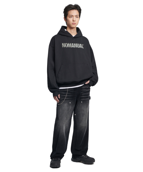 NOMANUAL(NOMANUAL)の「DOUBLE KNEE CORDUROY PANTS - WASHED BLACK(その他パンツ・レディース・その他・SMALL/MEDIUM/LARGE/X-LARGE)」の3枚目の写真