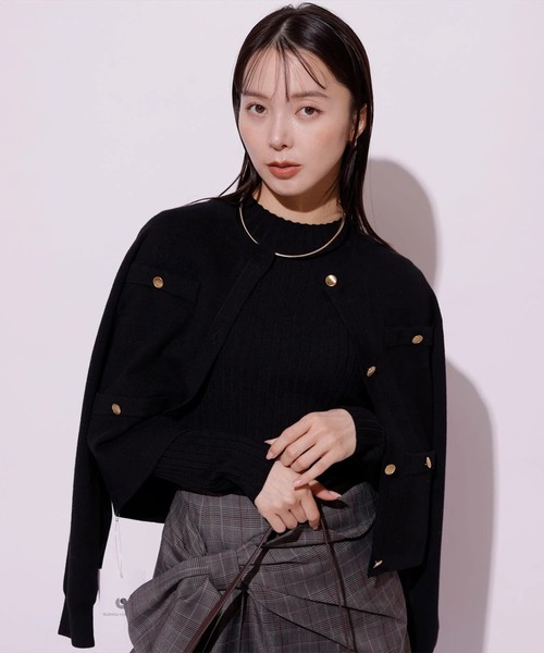 金釦ニットアンサンブル（ニット/セーター）｜Mystrada（マイ