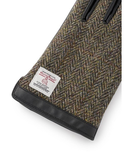 Perfect Suit FActory(パーフェクトスーツファクトリー)の「【HARRIS TWEED/ハリスツイード】ウールグローブ ブラック/ブラウン/ネイビー(手袋・メンズ・ブラック/ダークブラウン/グリーン・FREE)」の11枚目の写真