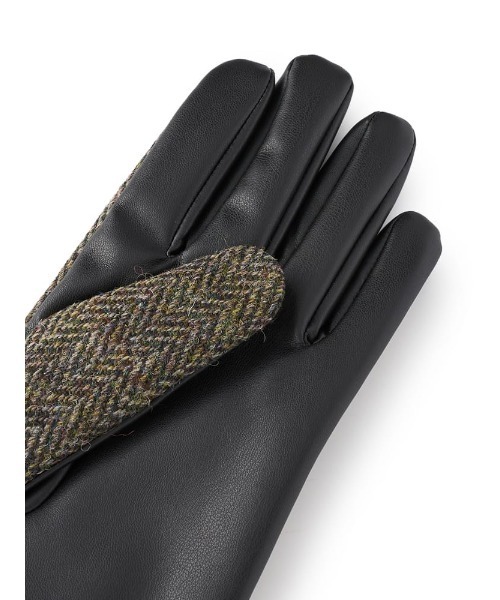 Perfect Suit FActory(パーフェクトスーツファクトリー)の「【HARRIS TWEED/ハリスツイード】ウールグローブ ブラック/ブラウン/ネイビー(手袋・メンズ・ブラック/ダークブラウン/グリーン・FREE)」の13枚目の写真