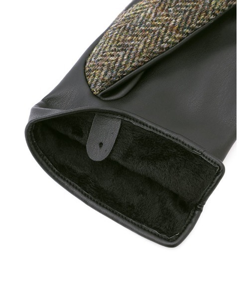 Perfect Suit FActory(パーフェクトスーツファクトリー)の「【HARRIS TWEED/ハリスツイード】ウールグローブ ブラック/ブラウン/ネイビー(手袋・メンズ・ブラック/ダークブラウン/グリーン・FREE)」の14枚目の写真