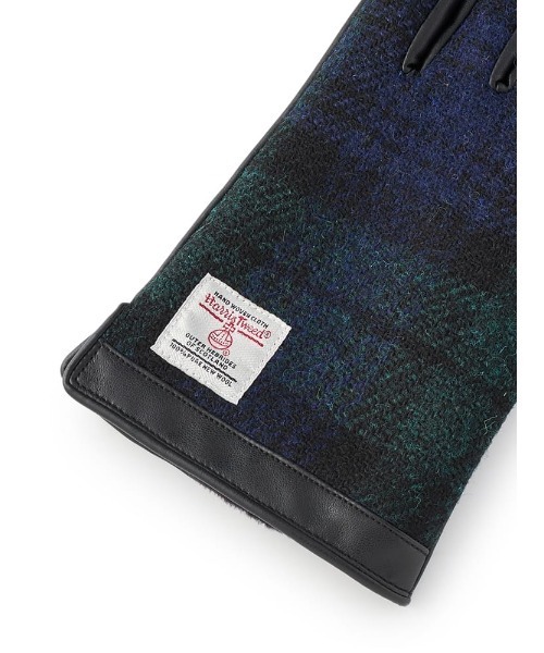 Perfect Suit FActory(パーフェクトスーツファクトリー)の「【HARRIS TWEED/ハリスツイード】ウールグローブ ブラック/ブラウン/ネイビー(手袋・メンズ・ブラック/ダークブラウン/グリーン・FREE)」の17枚目の写真