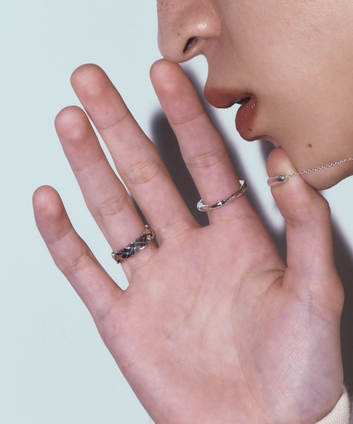 whoseA（フーシー）の「【silver925】KnitRing2 / ニットリング2（リング・レディース・シルバー・10号/12号/16号/18号）」の9枚目の写真