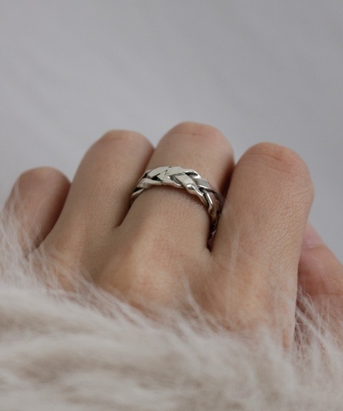 whoseA（フーシー）の「【silver925】KnitRing2 / ニットリング2（リング・レディース・シルバー・10号/12号/16号/18号）」の10枚目の写真