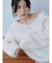 SNIDEL | 【HIGH QUALITY】スリアルパカVネックプルオーバー(ニット/セーター)