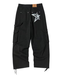 TRAVEL（トラベル）の「Star Twill Cargo Pocket Pants Black（その他パンツ）」