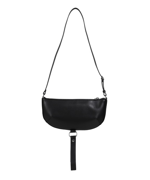 courreges(クレージュ)の「HOLY ECLIPSE LEATHER BAG(ショルダーバッグ・レディース・ブラック・OS)」の1枚目の写真