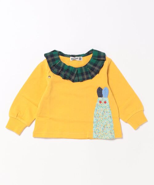 RAGMART(ラグマート)の「うさぎさん裏毛トレーナー(スウェット・キッズ・グリーン/ピンク/イエロー・90cm/95cm/80cm)」の3枚目の写真