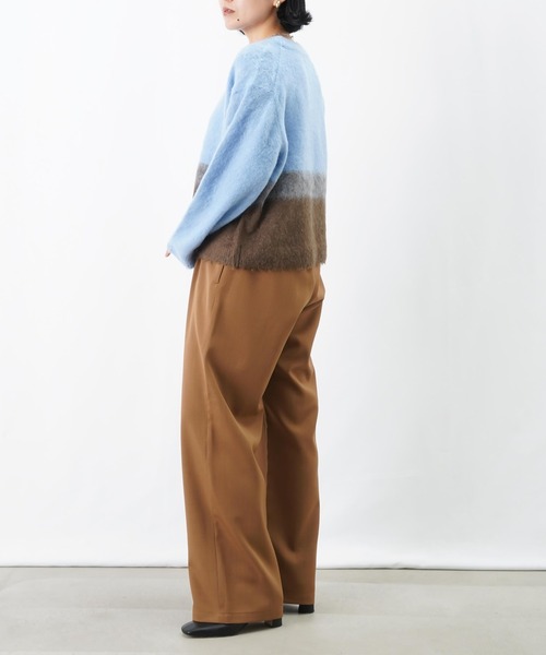 LUCA/LADY LUCK LUCA（ルカ/レディラックルカ）の「LC/LLL ツートンシャギーニットプルオーバー（ニット/セーター・レディース・ブルー/ブラック・FREE）」の12枚目の写真