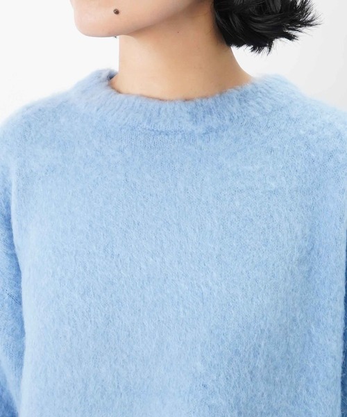 LUCA/LADY LUCK LUCA（ルカ/レディラックルカ）の「LC/LLL ツートンシャギーニットプルオーバー（ニット/セーター・レディース・ブルー/ブラック・FREE）」の18枚目の写真