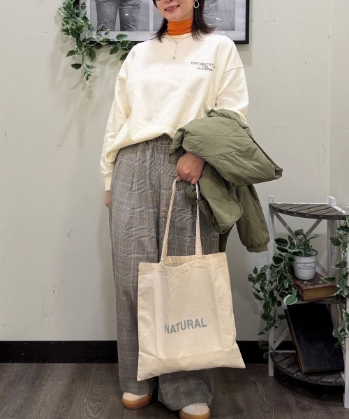 Right-on(ライトオン)の「HONEYSUCKLE ROSE(ハニーサックルローズ)【レディース】裏起毛イージーワイドパンツ(その他パンツ・レディース・ネイビー/グレー・M/L/S)」の18枚目の写真
