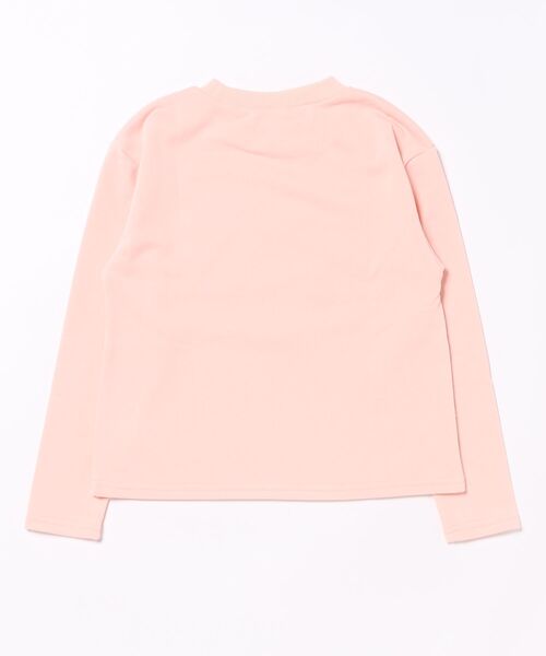 la poche biscuit（ラポシェビスキュイ）の「うさぎアップリケトレーナー（裏毛）（スウェット・キッズ・オフホワイト/ピンク・110/100/90/80/130/120）」の11枚目の写真