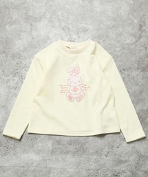 la poche biscuit | うさぎアップリケトレーナー（裏毛）(スウェット)